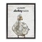 Stupell Industries Sassy Laundry Duck Floating Frame Design by Lettered and Lined